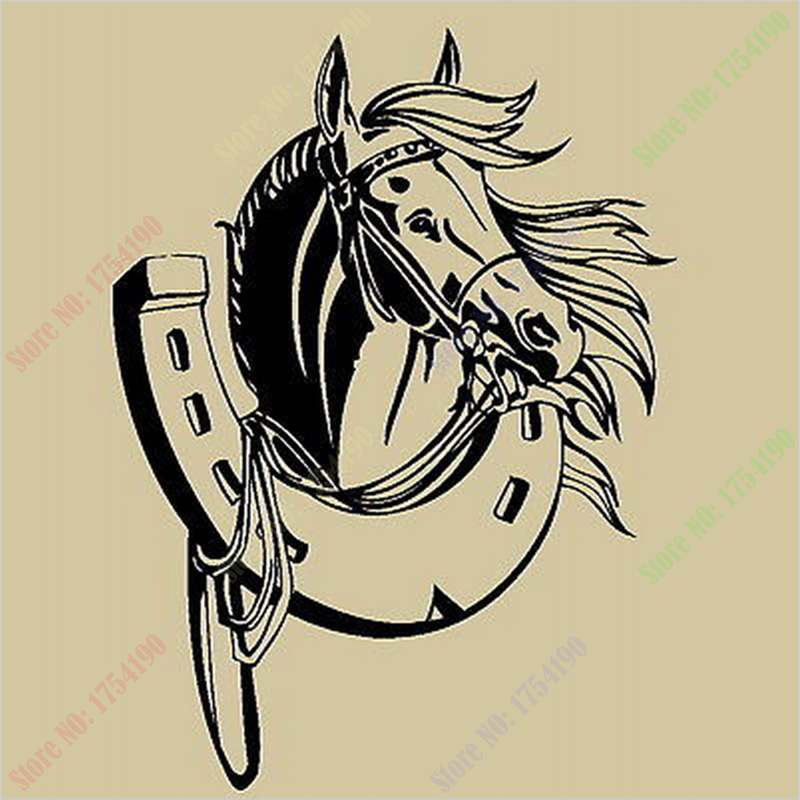 Office Furniture For Sale - Stiker Dinding Kepala Kuda Cantik Dekorasi