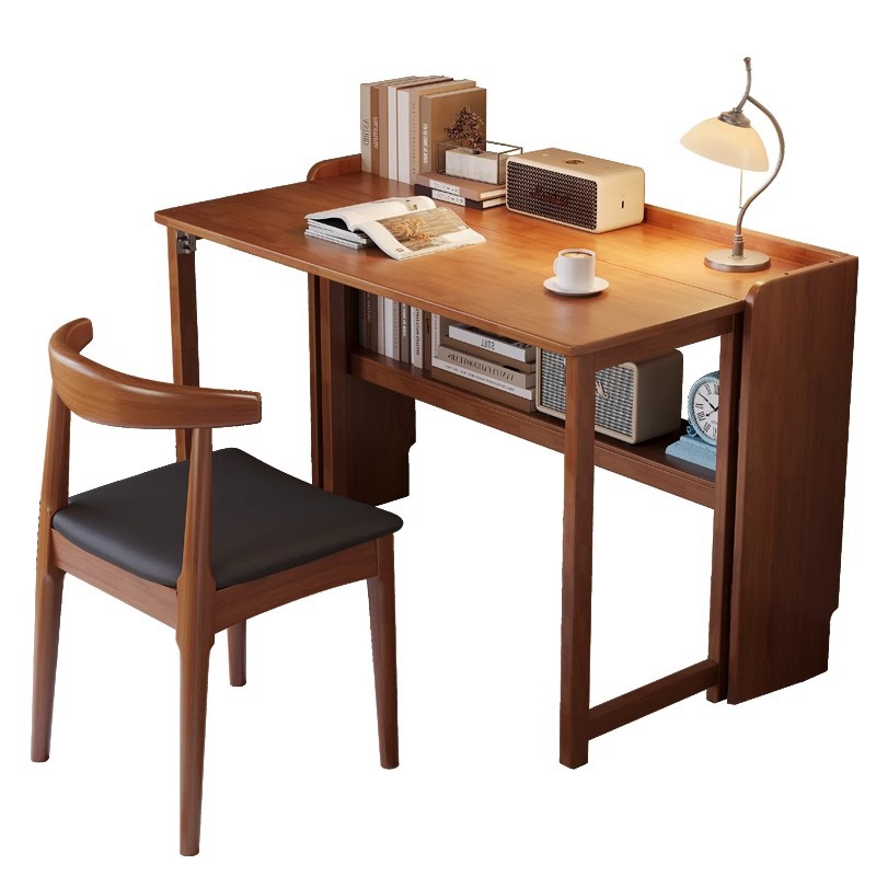 Office Furniture Now - Meja lipat kayu solid untuk apartemen