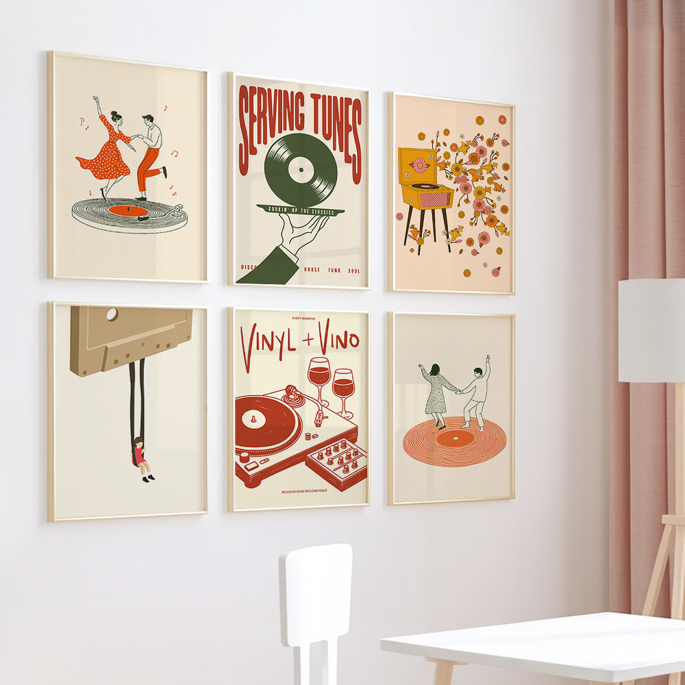 1 Buah Poster Kanvas Musik Ant - Office Furniture For Sale ulasan dan harga
