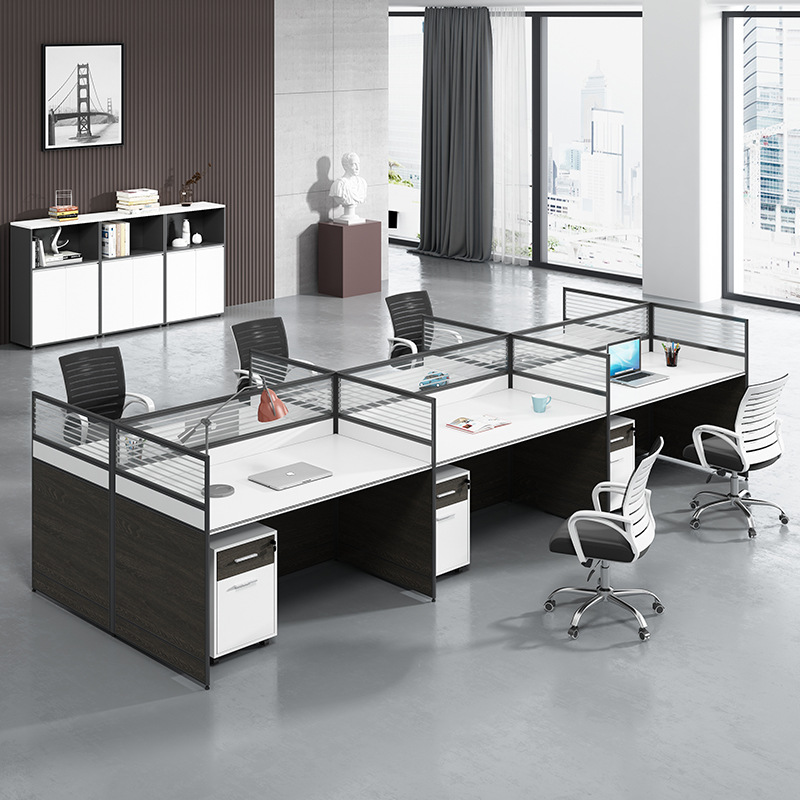 Meja workstation staf dengan p - Office Furniture Now ulasan dan harga