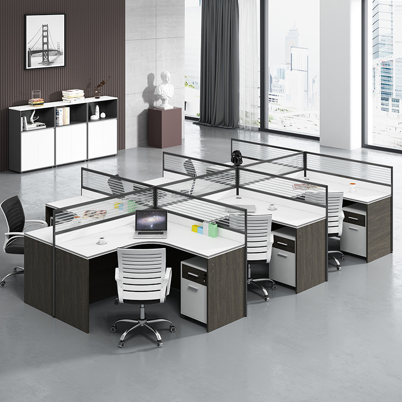 Meja workstation staf dengan p - Office Furniture Now ulasan dan harga